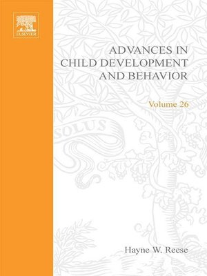 cover image of Advances in Child Development and Behavior